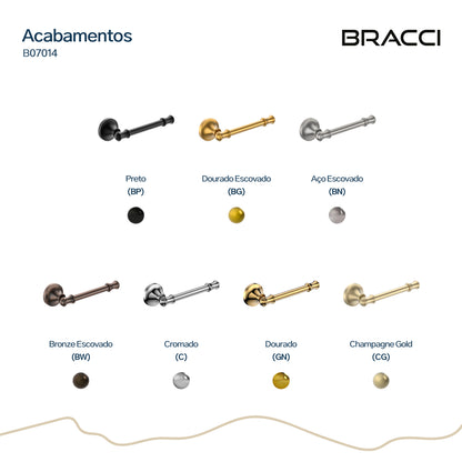 PORTA PAPEL HIGIÊNICO ST CLAIRE CROMADO