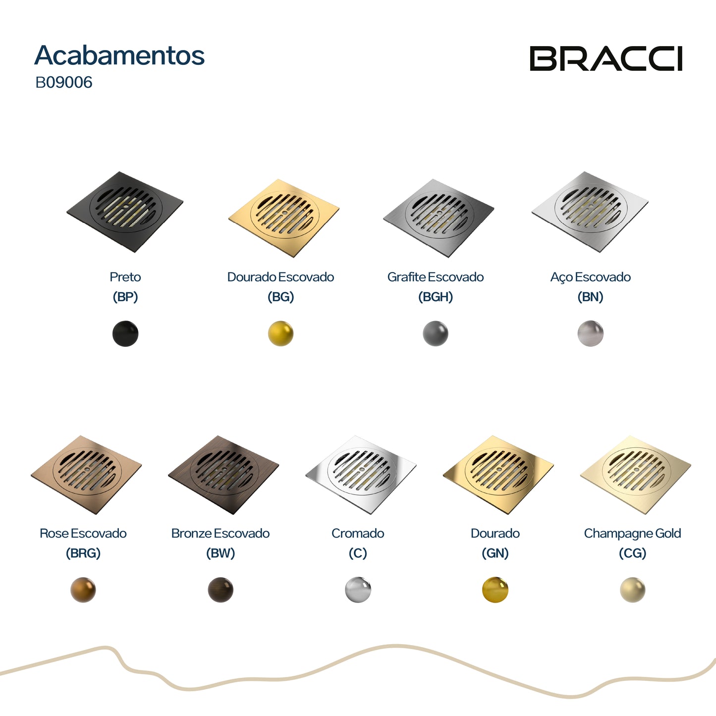 RALO 15X15 AÇO ESCOVADO