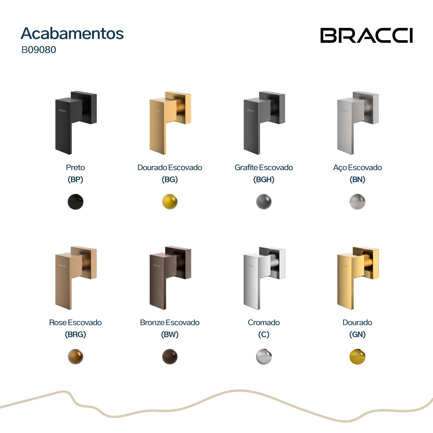 ACABAMENTO DE REGISTRO PRETO PVD