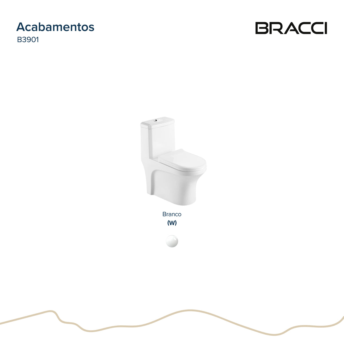 BACIA SANITÁRIA MONOBLOCO ALLEGRA BRANCA