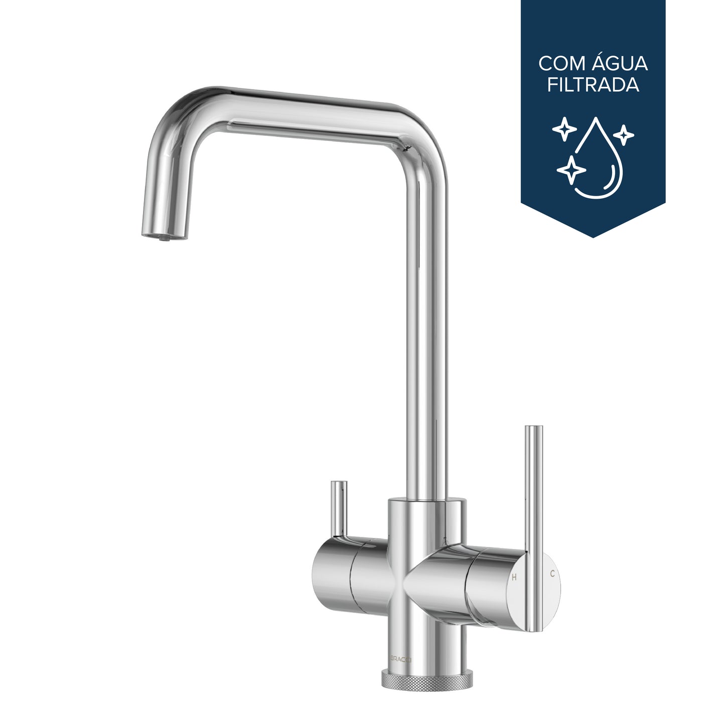 MISTURADOR COZINHA FILTRO ARIA BASIC CROMADO
