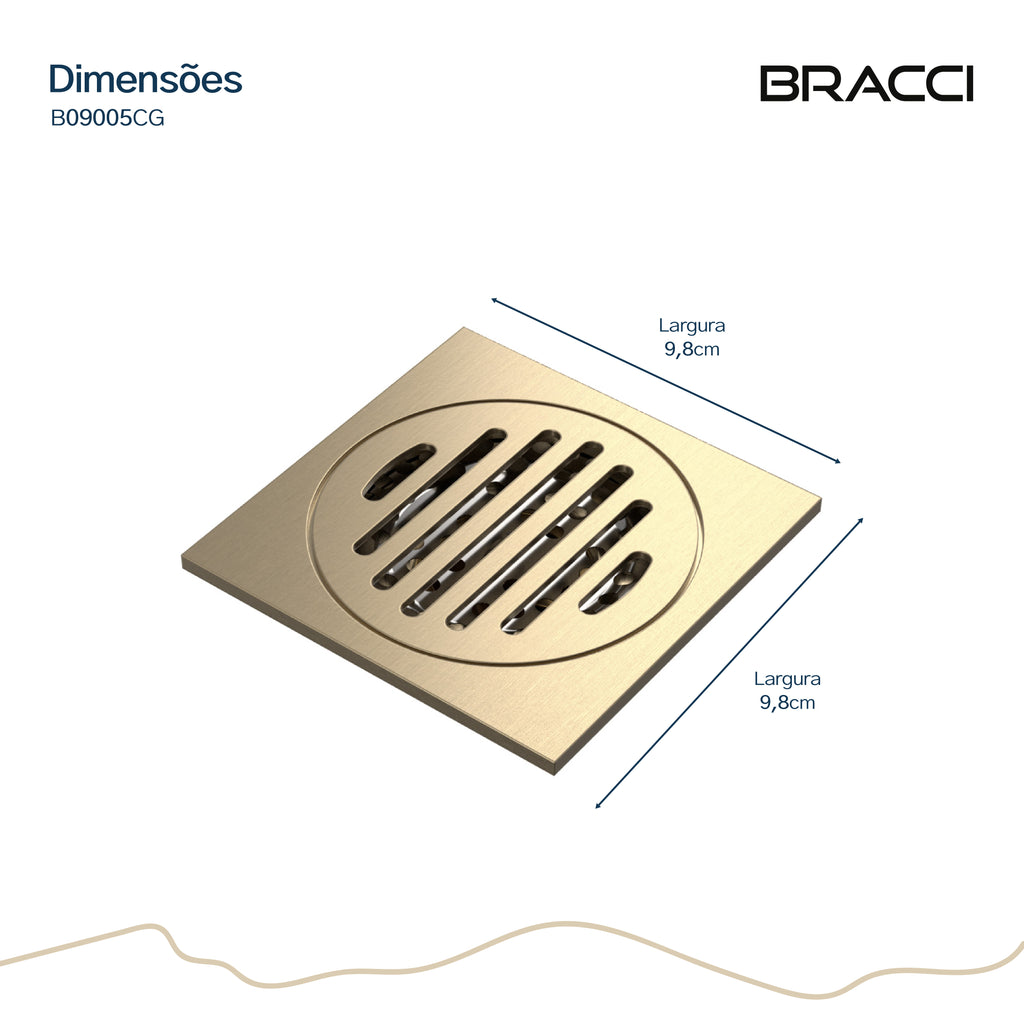 RALO PISO 10X10 CHAMPAGNE GOLD