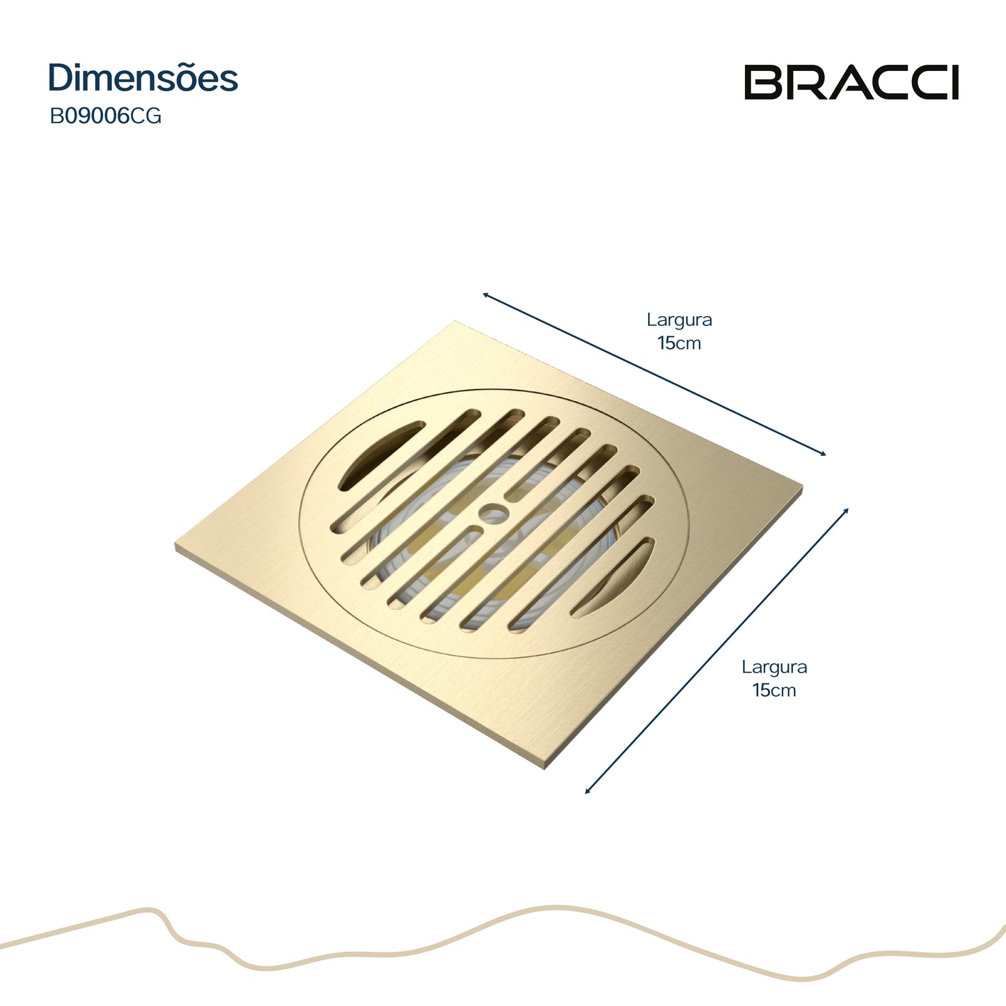 RALO PISO 15X15 CHAMPAGNE GOLD