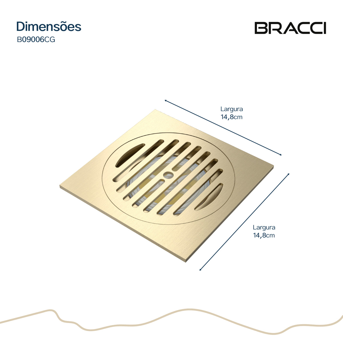 RALO PISO 15X15 CHAMPAGNE GOLD