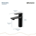 TORNEIRA MONOCOMANDO Q/F ESSENCE BAIXO PRETO