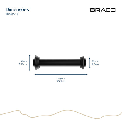 TUBO DE LIGAÇÃO VASO SANITÁRIO PRETO
