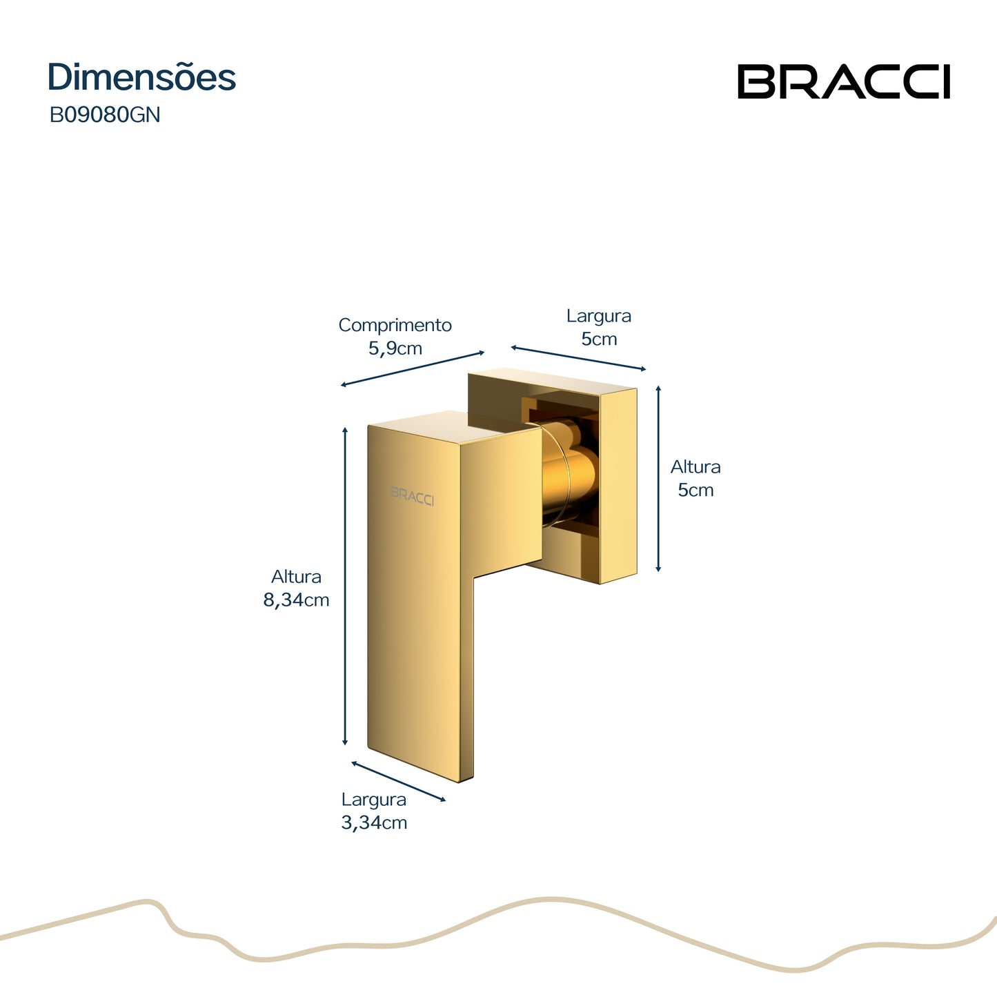 ACABAMENTO DE REGISTRO DOURADO NANOTENOLOGIA