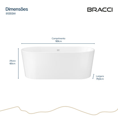 BANHEIRA DE IMERSÃO MAESTRI 1.69 M