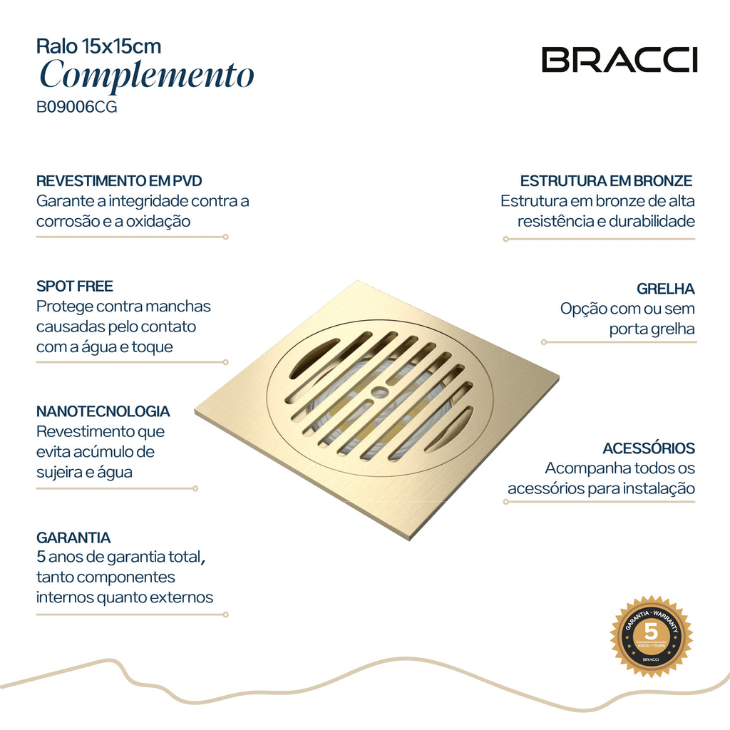 RALO PISO 15X15 CHAMPAGNE GOLD