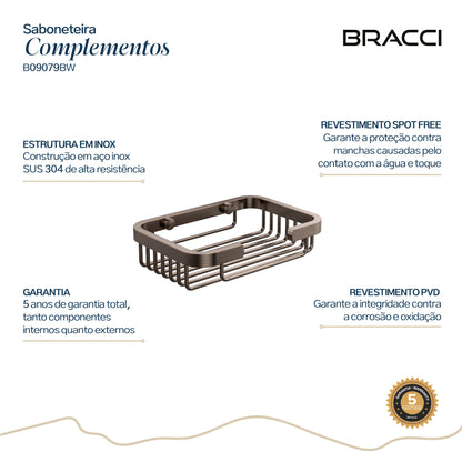 SABONETEIRA BRONZE ESCOVADO