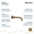 BICA PARA BANHEIRA ROSE ESCOVADO