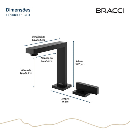 TORNEIRA ÁGUA FRIA VERCCI PRETO