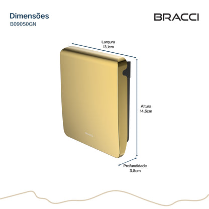 ACABAMENTO DE VALVULA DESCARGA HYDRA/DOCOL DOURADO NANOTECNOLOGIA