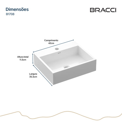 CUBA VIGGO 42CM BRANCO BRILHO