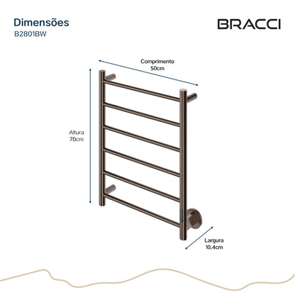 TOALHEIRO TÉRMICO BRONZE ESCOVADO
