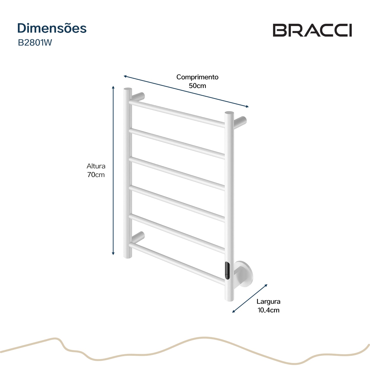 TOALHEIRO TÉRMICO BRANCO