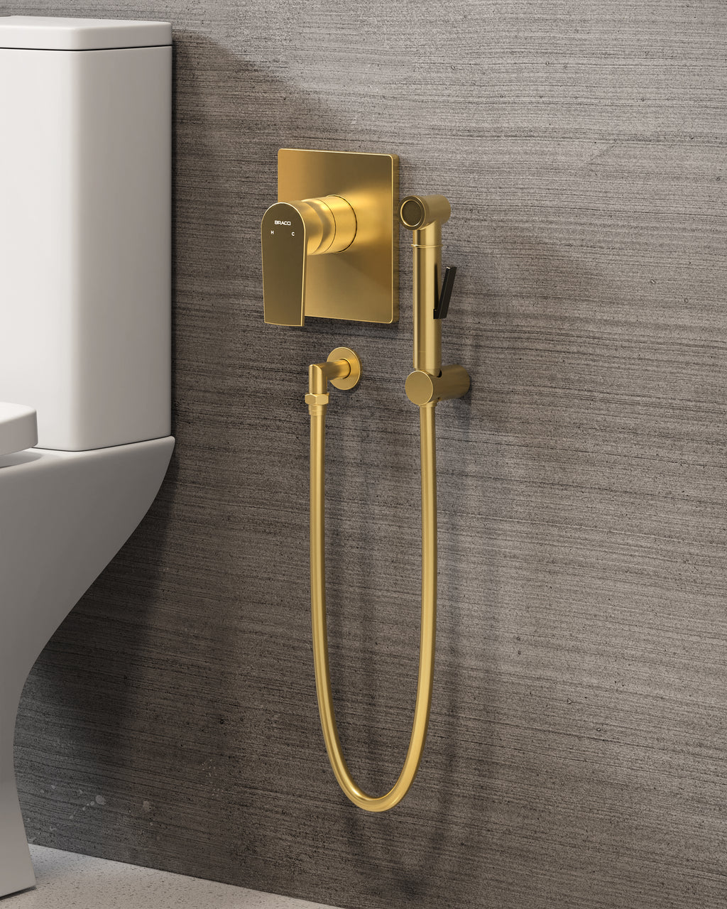 KIT DUCHA HIGIÊNICA QUENTE/FRIA DOURADO