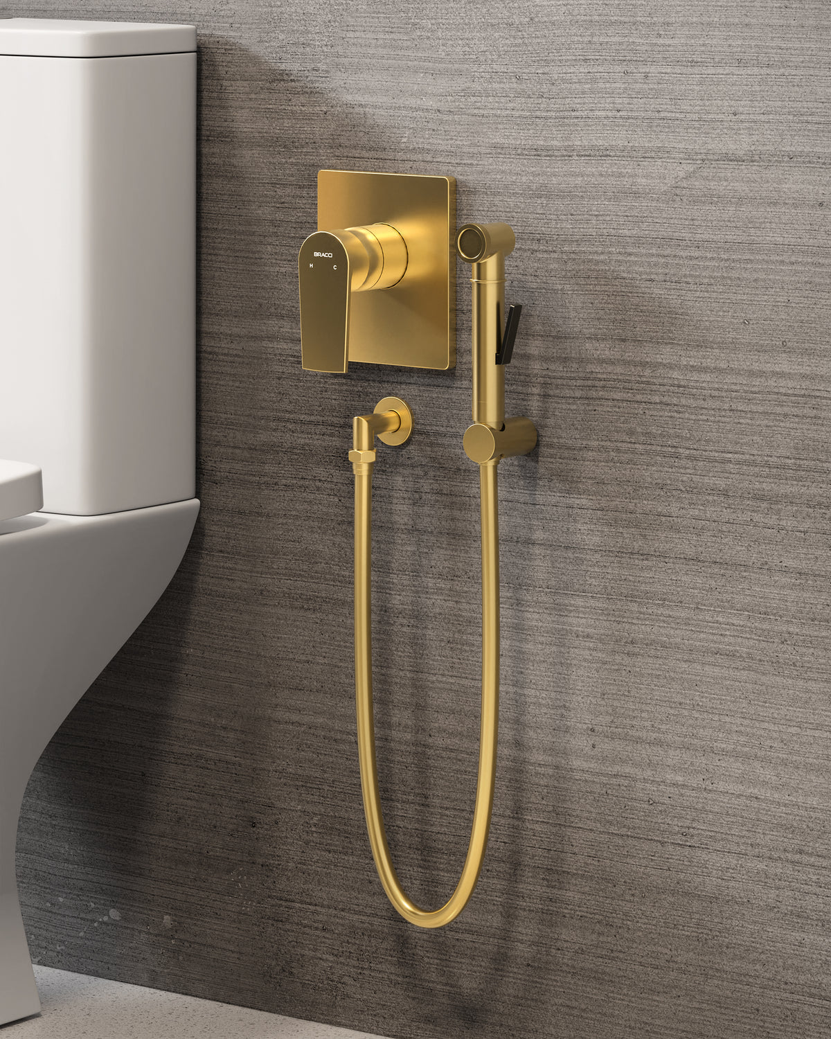 KIT DUCHA HIGIÊNICA QUENTE/FRIA DOURADO