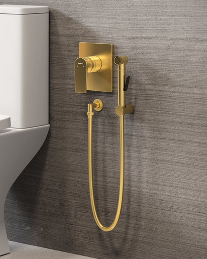 KIT DUCHA HIGIÊNICA QUENTE/FRIA DOURADO
