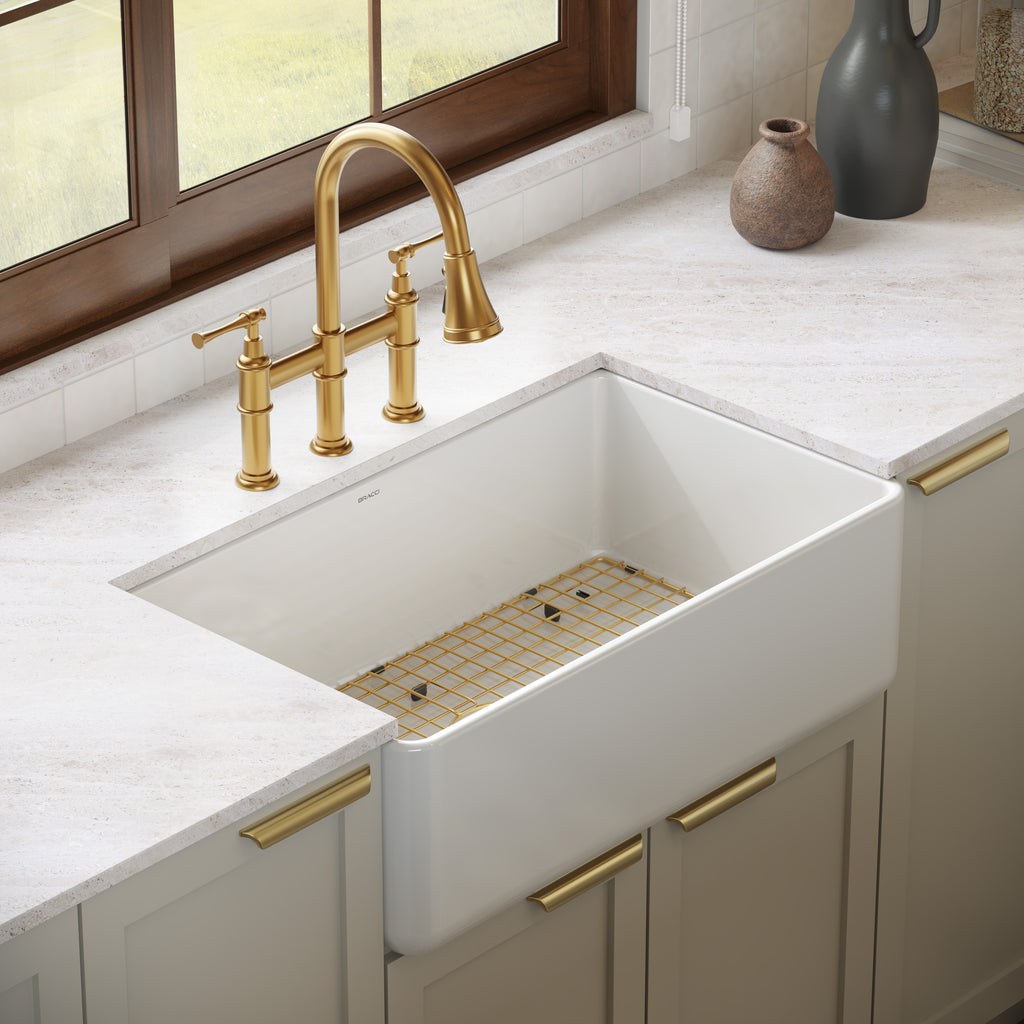 CUBA FARM SINK EM FIRECLAY 76 CM