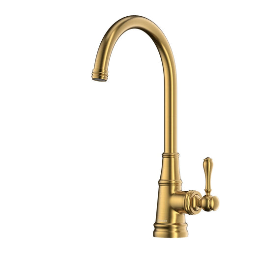 TORNEIRA MONOCOMANDO Q/F ST CLAIRE DOURADO ESCOVADO