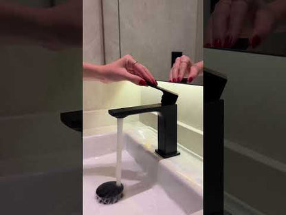 TORNEIRA MONOCOMANDO Q/F VERCCI SLIM BAIXO PRETO