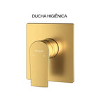 ACABAMENTO MONOCOMANDO DE DUCHA HIGIÊNICA DOURADO ESCOVADO