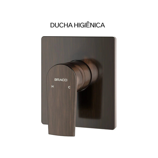 Acabamento Monocomando Ducha Higiênica Bronze Escovado