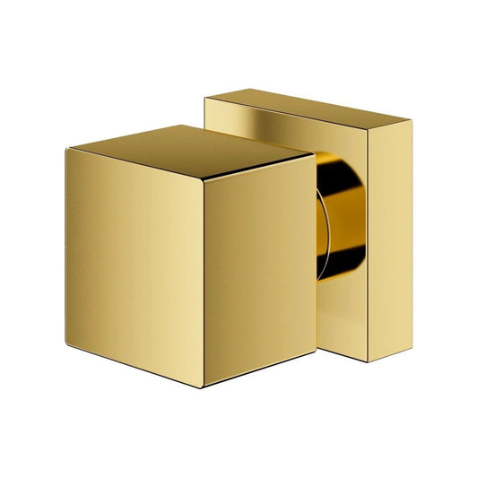 Acabamento de Registro Quadrado Dourado Nanotecnologia