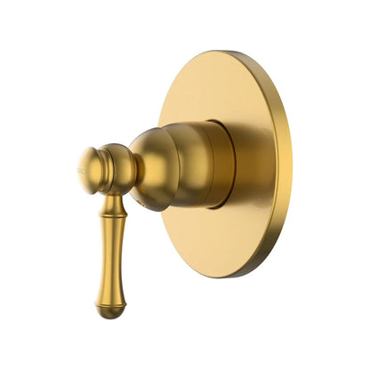 Acabamento Monocomando Chuveiro Clássico Dourado Escovado