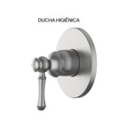 ACABAMENTO MONOCOMANDO DUCHA HIGIÊNICA CLÁSSICO AÇO ESCOVADO