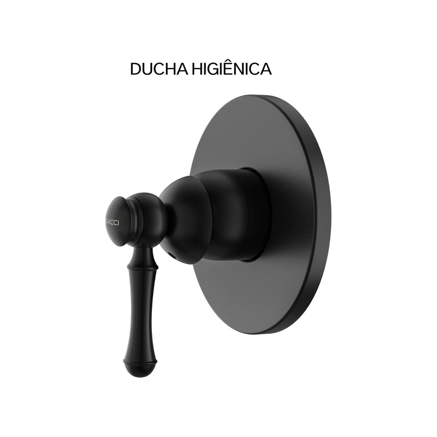 Acabamento Monocomando Ducha Higiênica Clássico Preto